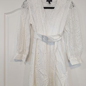 Aqua at Bloomingdale's white eyelet dress